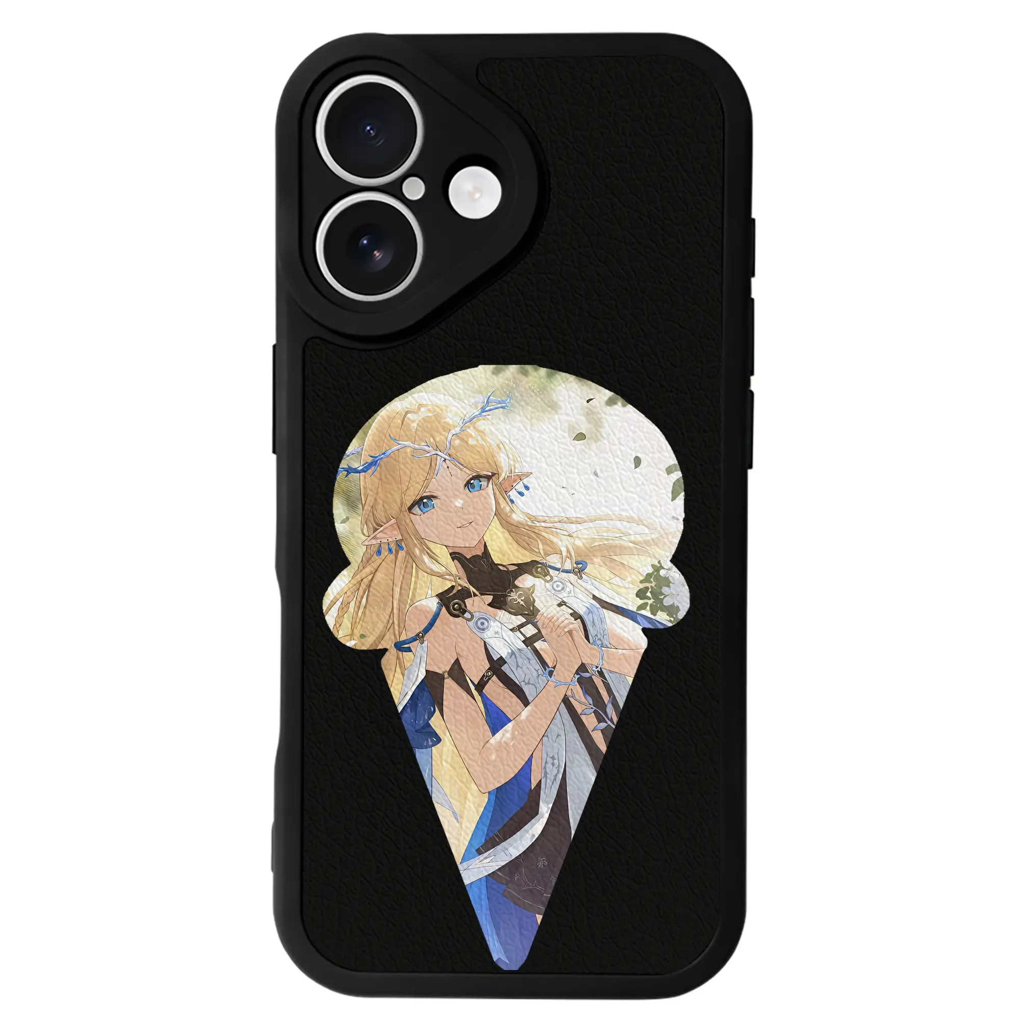 鳴潮 グッズ カルテジア - IPhone 16シリーズ対応 ・ シリコンスマホケース ・ レザー調 ・ 高精度フィット ・ 耐衝撃 ・ ワイヤレス充電対応 ・ 精密カット